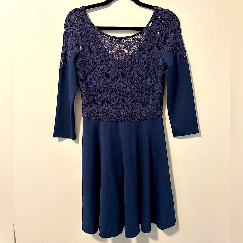 Navy Lilly Pulitzer Dress, Knee Length